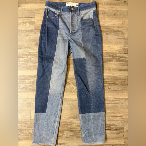 rag & bone Color Block Nina Cigarette Fit Jeggings Women’s 24 - Picture 3 of 5